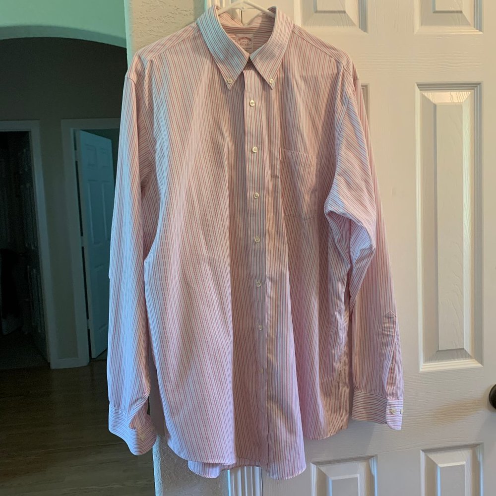 Brooks Brothers long sleeve striped dress shirt